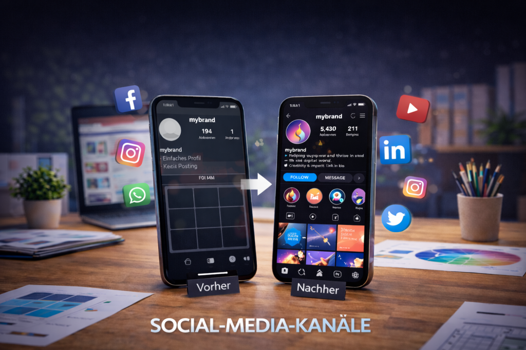 Social Media Kanäle Entwicklung